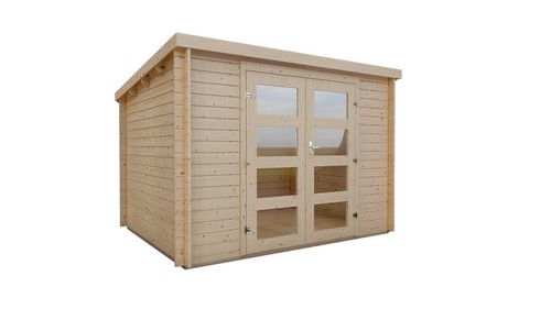Log cabin 3mx2 aleska - cabin,