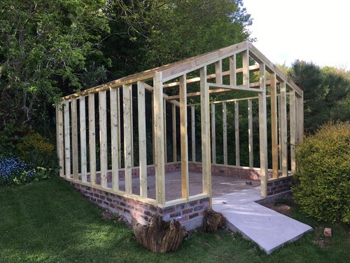 Rustic log cabin - , summerhouse