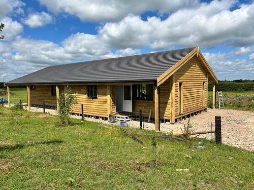 Timber log cabin - log,