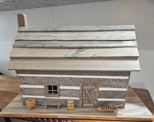 Log cabin handmade vintage b10 - handmade,